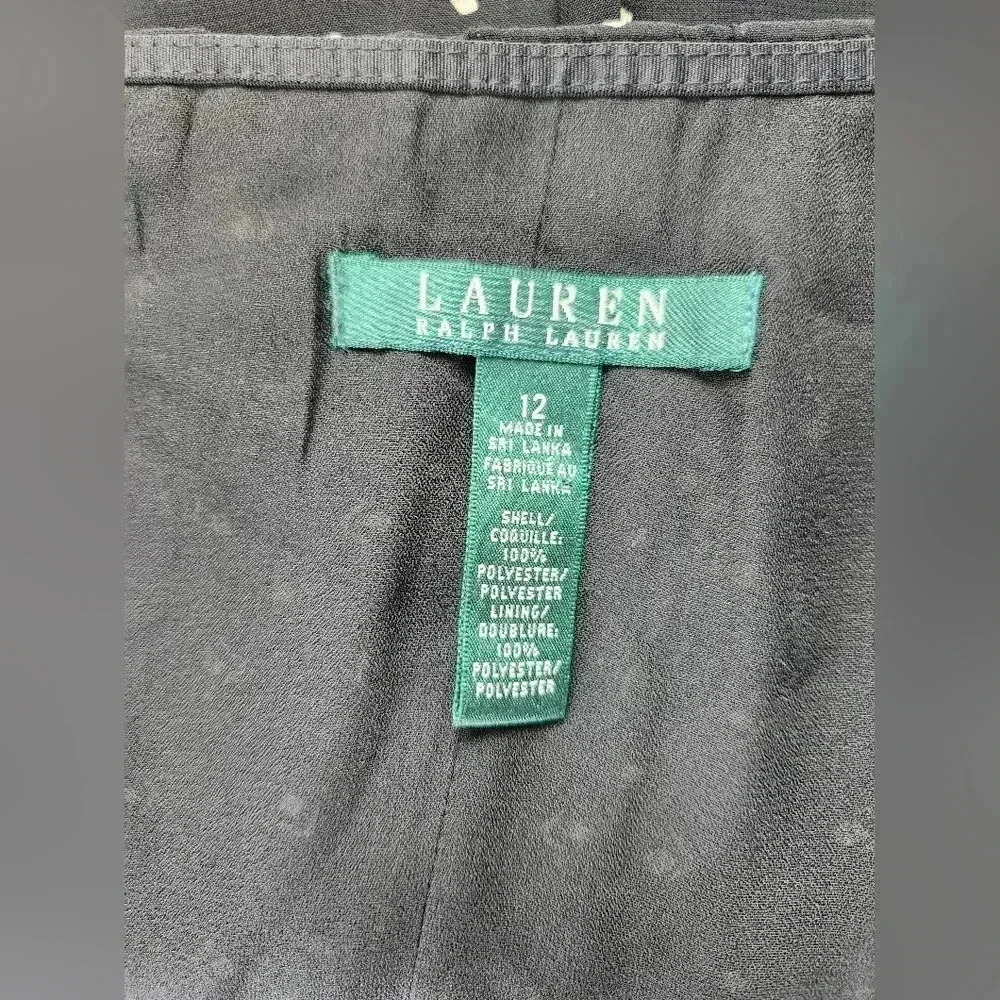 Lauren Ralph Lauren Women's Mini Circle/Skater Polka Dot Skirt Coquette - Picture 5 of 8